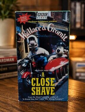 Vintage Wallace & Gromit: A Close Shave VHS – 1995 | Aardman Animations